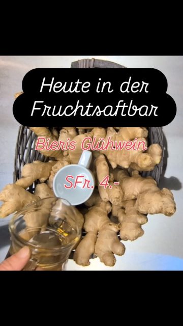 Brauchst Du was warmes an solch kalten Tagen wie heute, komm zum Frühshopen auf ein Glas Glühwein vorbei, bis gleich #glühweinzeit #fruchtsaftbar #bieri