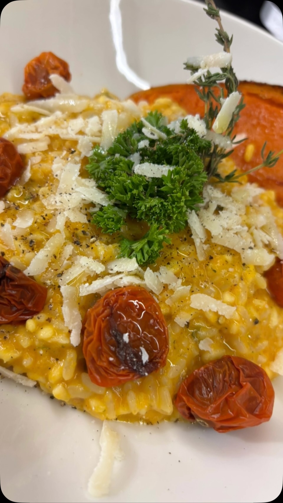 Tagesmenu von heute ❤️
#risotto #kurbis #takeawayfood #bern
